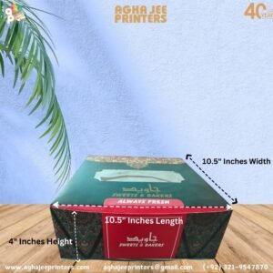 3-POUND CAKE BOX